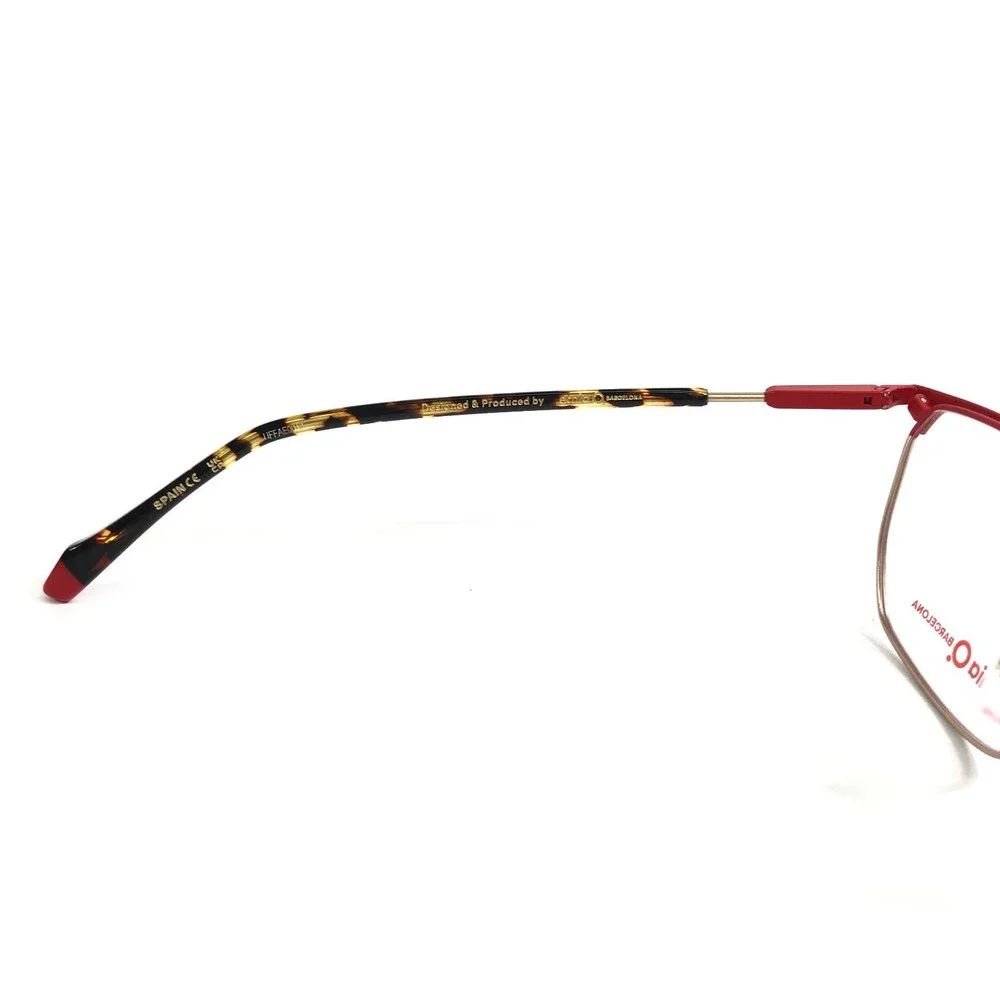 Etnia Barcelona Eyeglasses Frames UME PGRD Pink Gold Red Rose Gold 56-17-142